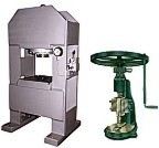 flattening hammer, stamping press, hydraulic coining press and hand fly press